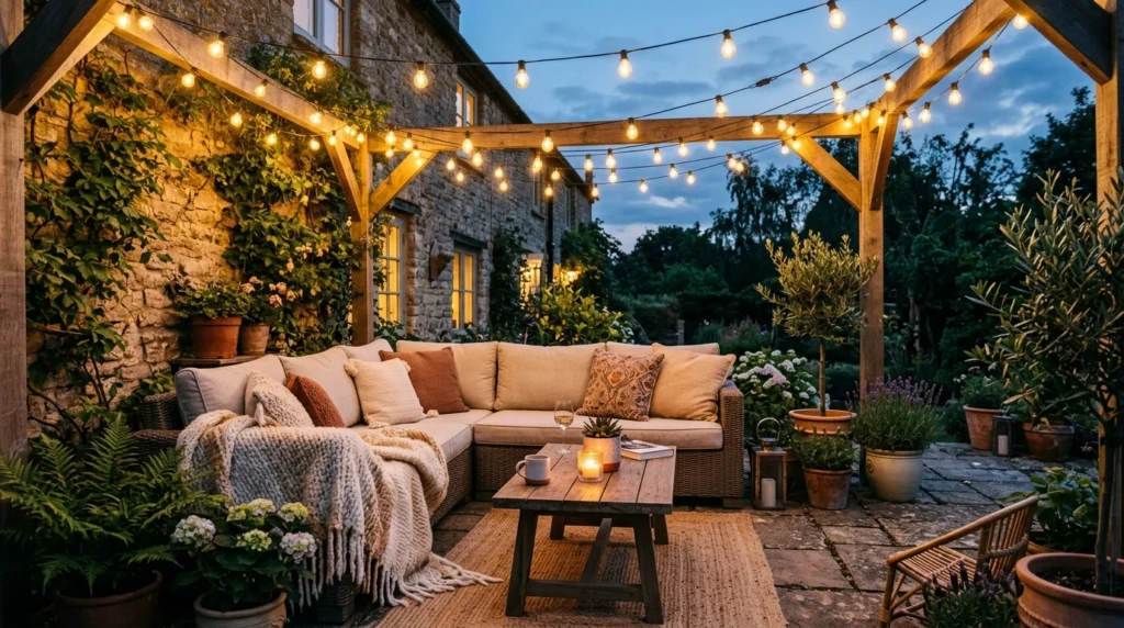 String Lights for a Soft, Glowing Atmosphere
