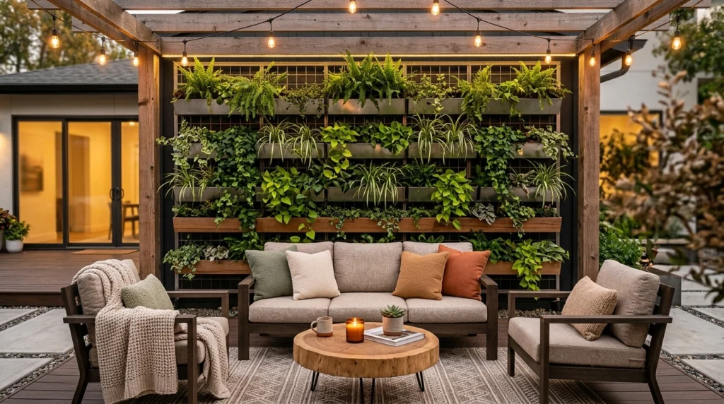 Vertical Garden Wall for Style and Space Saving