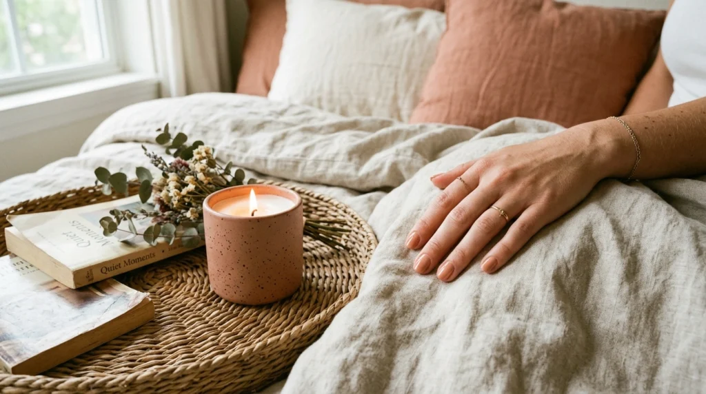 Peachy Nude Nails for Everyday Warmth