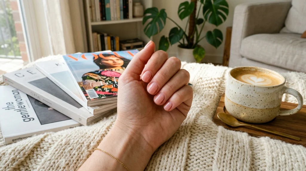 Sheer Pink Nails That Always Look Polished