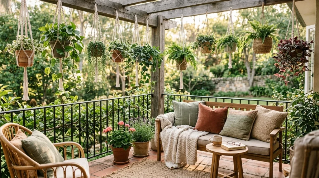 Hanging Planters for Visual Interest