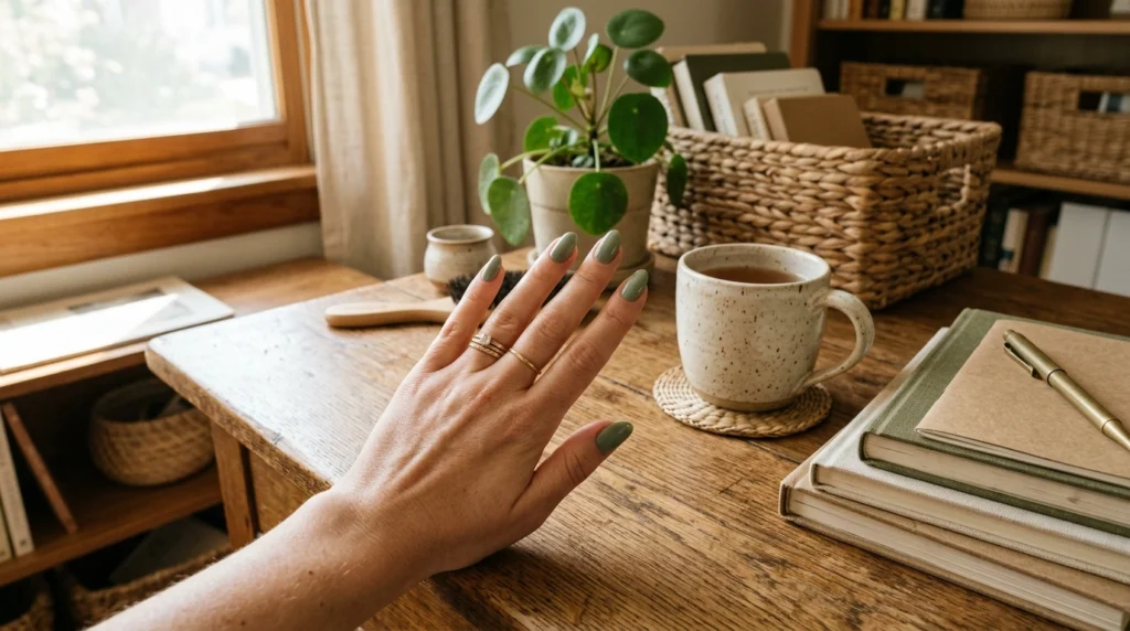 Sage Green Nails That Feel Calm and Sophisticated