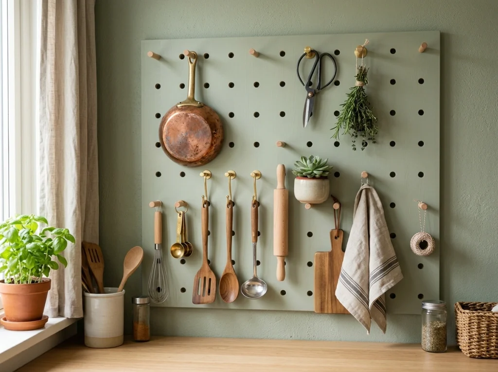 10. Pegboards for Endless Layout Customization