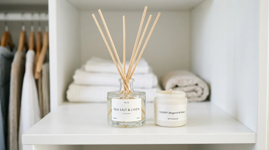 10. Scent Styling with Reed Diffusers and Cedar Blocks