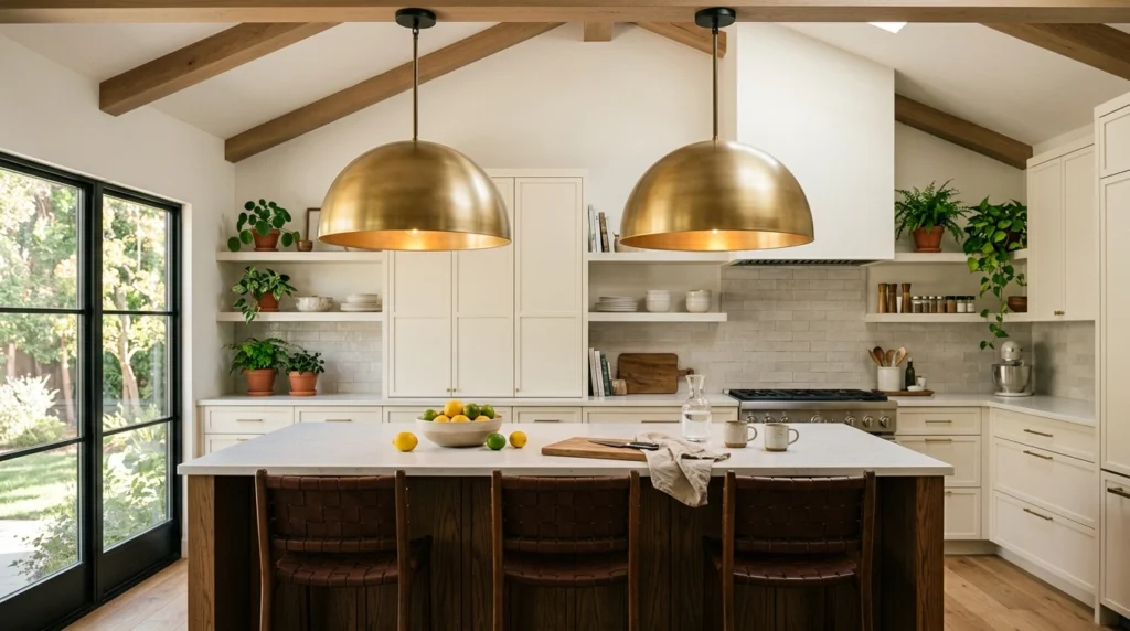 11. Two-Tone Cabinetry with Cream and Charcoal