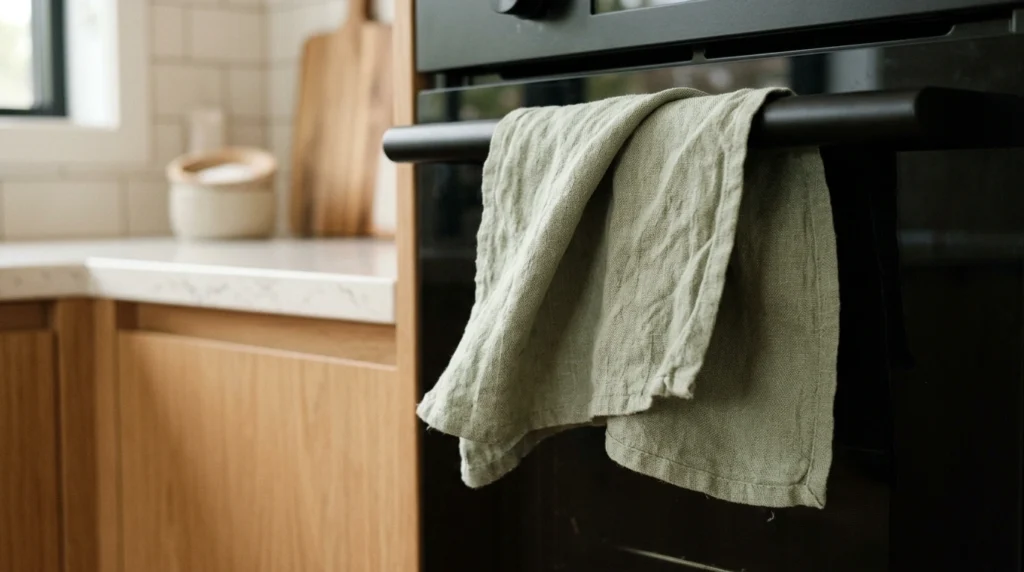 11. The Textured Linen Tea Towel Layer