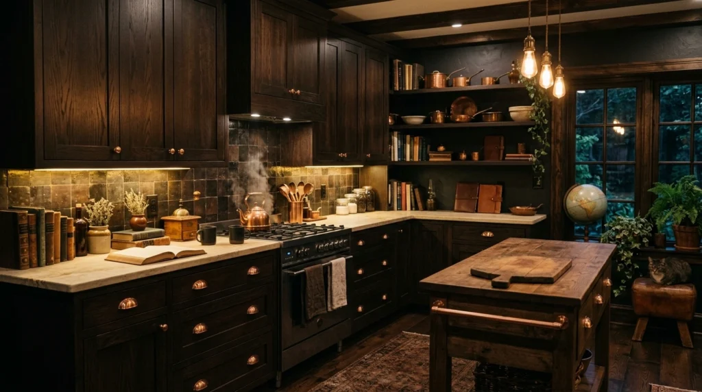 13. Rich Espresso Brown Cabinets