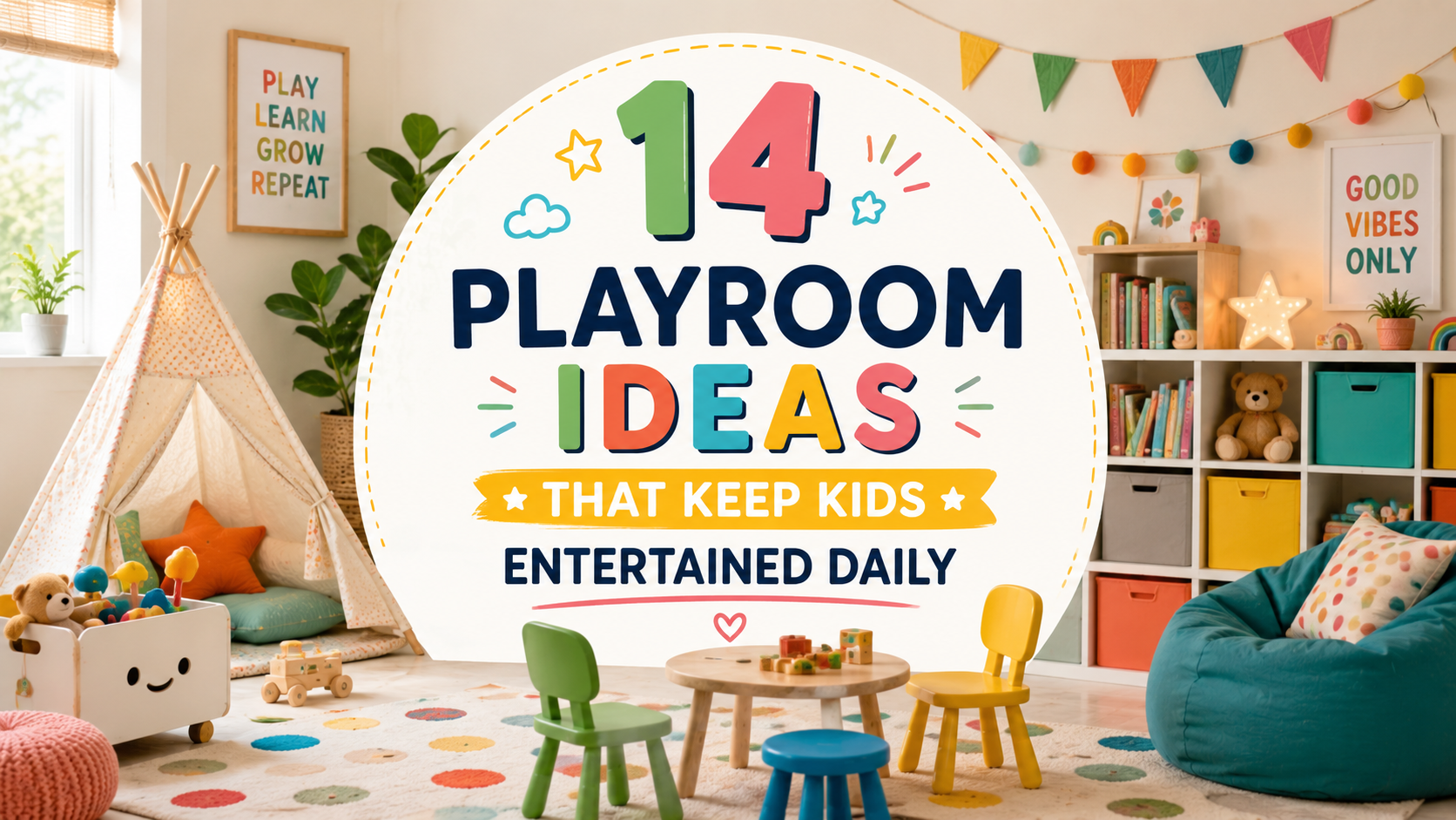 14 Playroom Ideas That Keep Kids Entertained