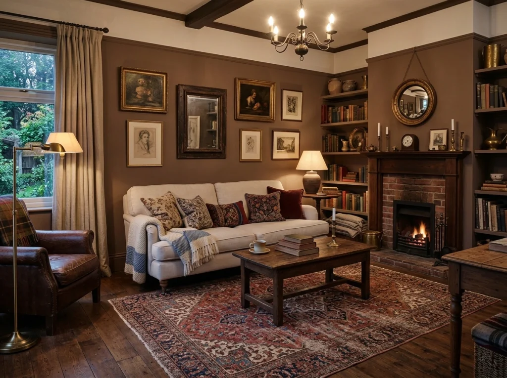 14. Vintage Rug Foundation with Cocoa Walls