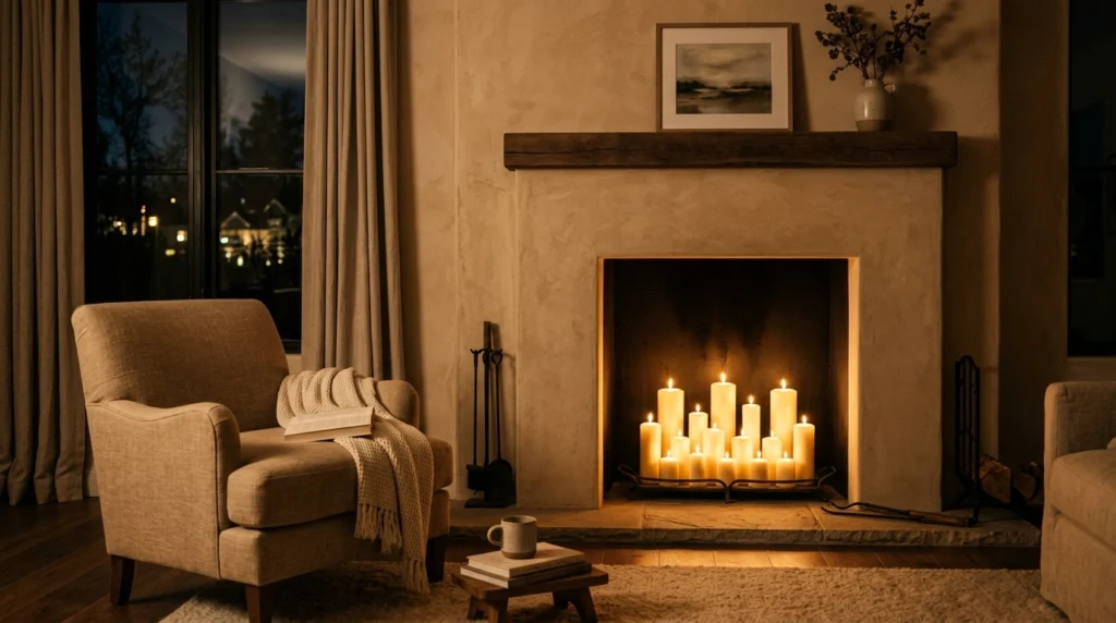 17. Statement Stone Mantels & Fireplaces