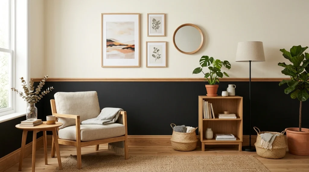 18. The Two-Tone Split Wall
