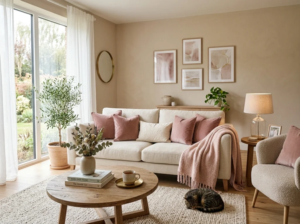 19. Dusty Rose and Soft Cappuccino
