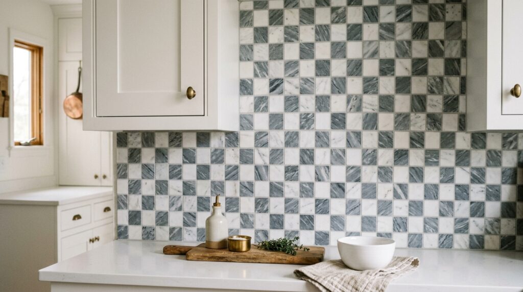 19. Miniature Checkerboard Marble