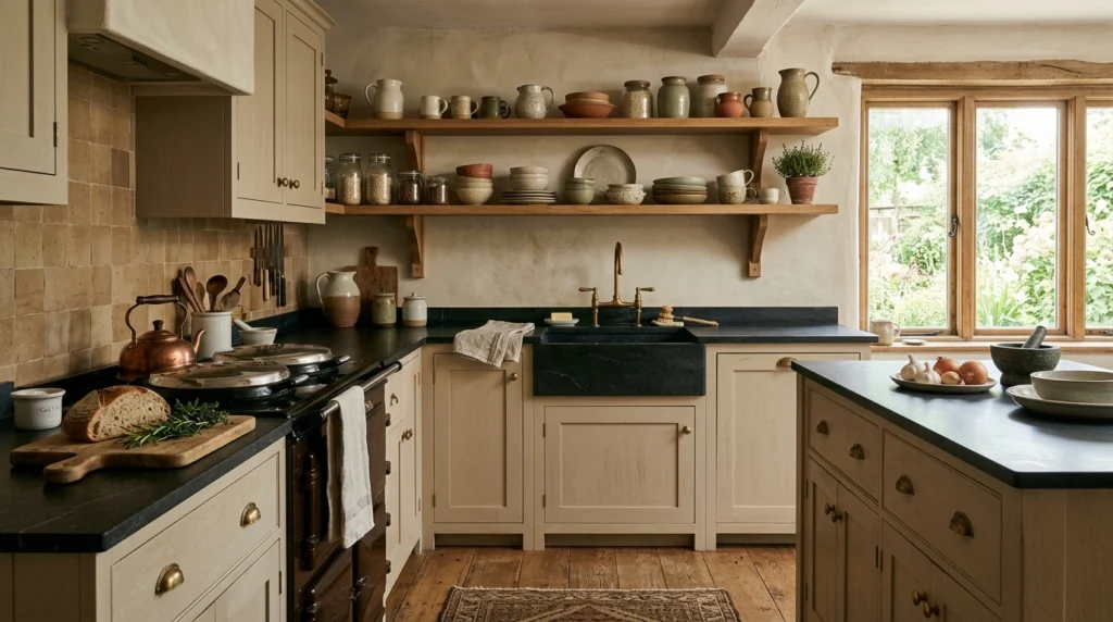 19. Oatmeal Cabinets