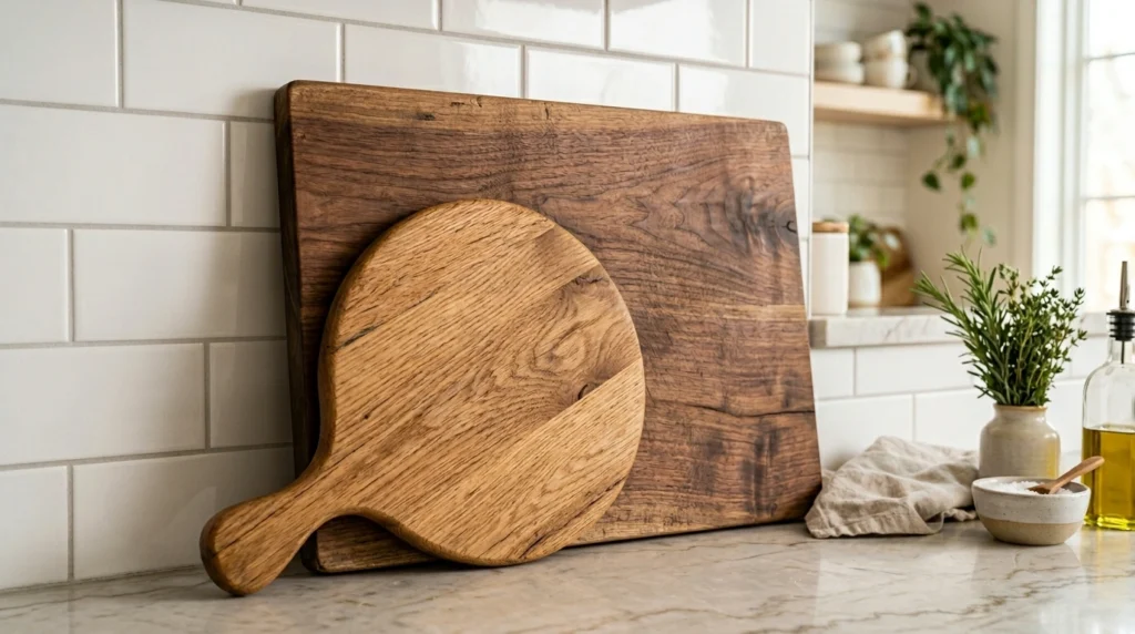 1. The Layered Wooden Cutting Boards