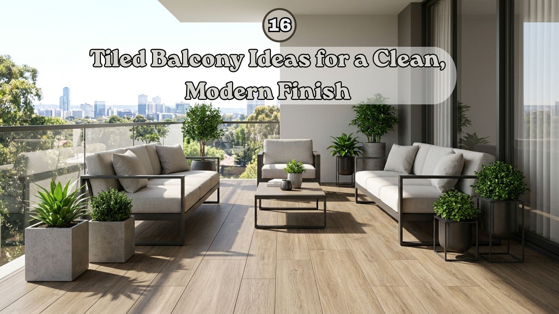 Tiled Balcony Ideas for a Clean, Modern Finish
