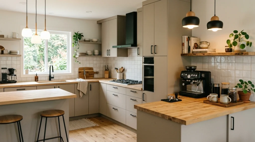 2. Warm Greige Cabinets