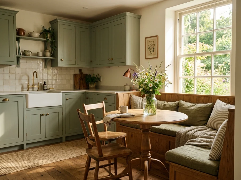 3. The L-Shaped Layout with a Built-In Corner Banquette
