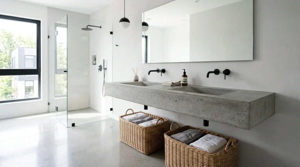 3. The Floating Minimalist Concrete Slab