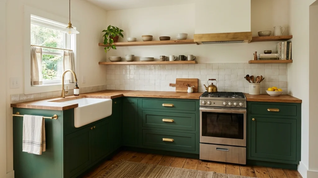 4. High-Contrast Two-Tone Cabinets