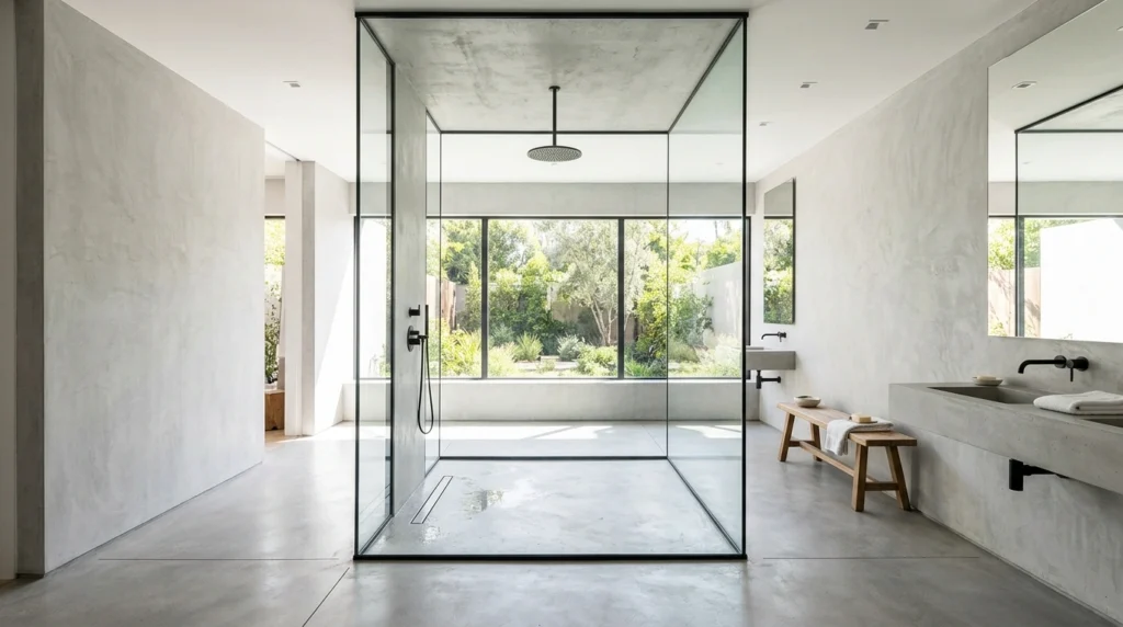4. Double-Sided Walk-Through Glass Panels