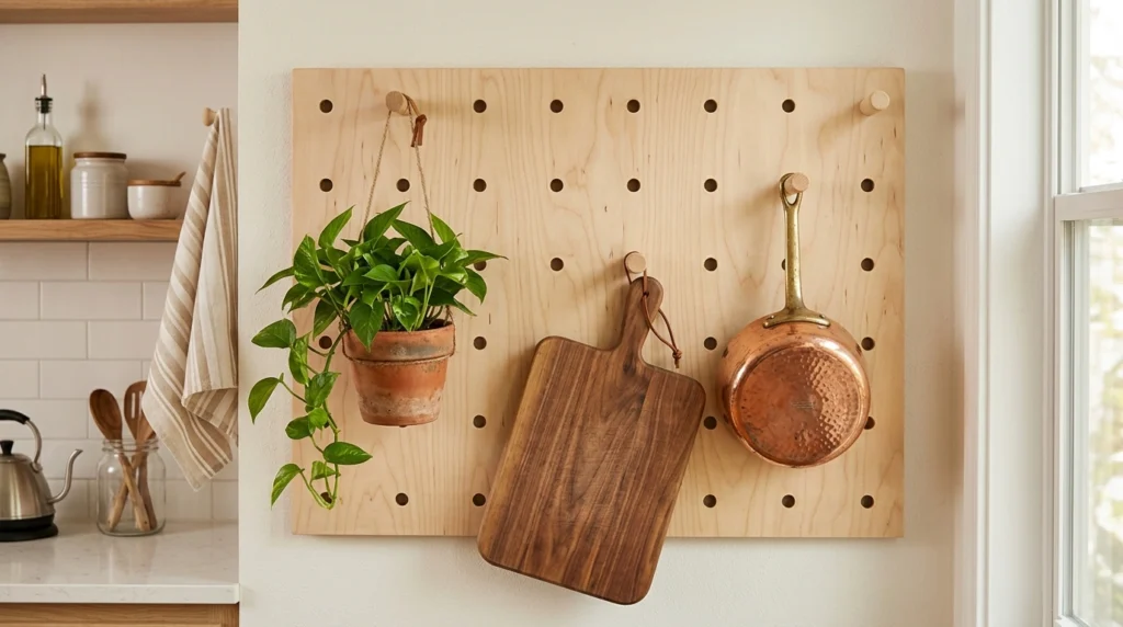 5. Pegboard Wall Storage for Ultimate Flexibility