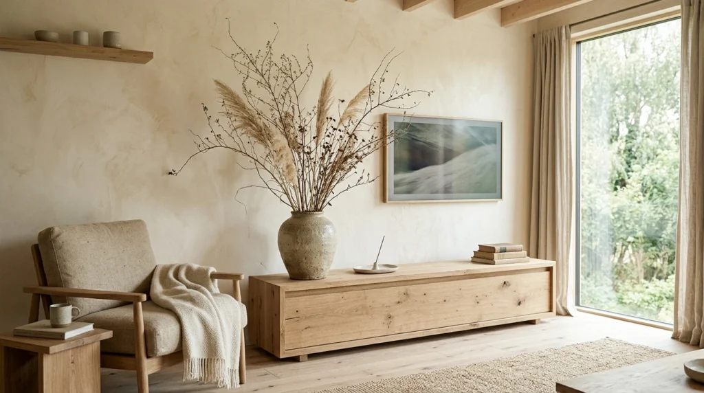 6. Raw Oak & Soft Cream Minimalisms