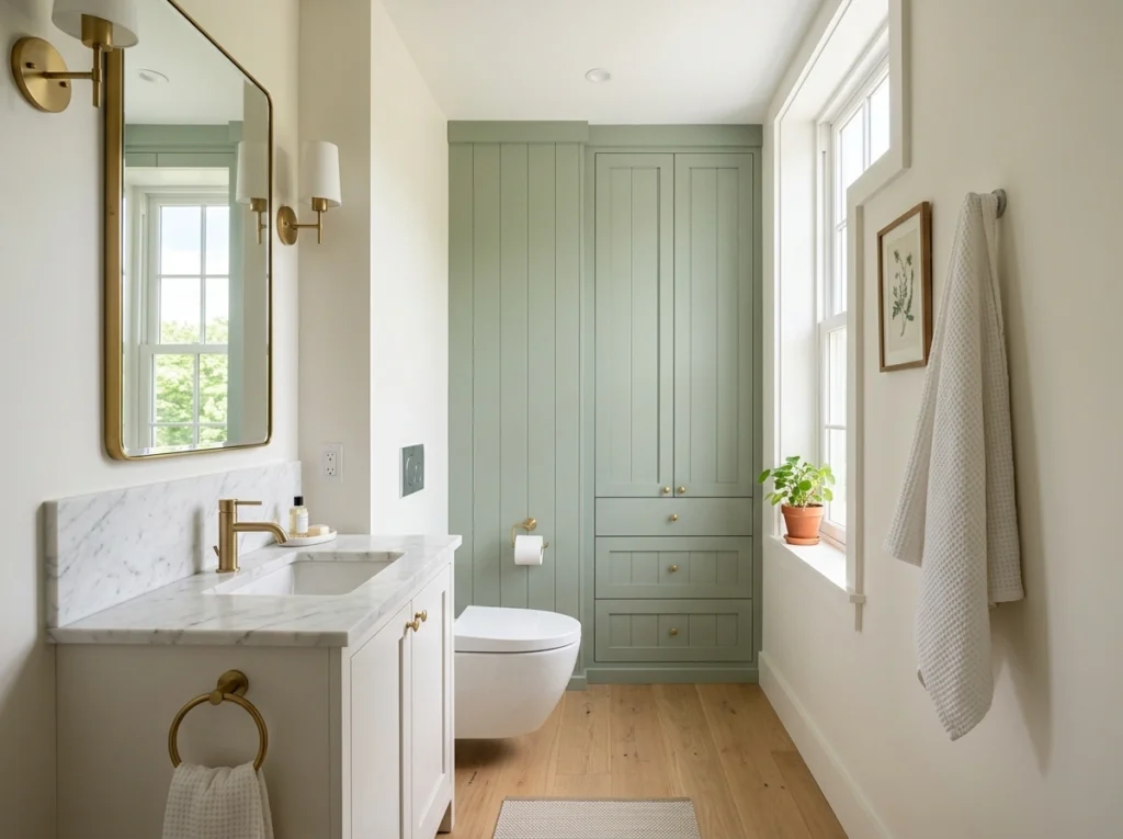 6. The Single-Wall Linear Layout with Floor-to-Ceiling Cabinets