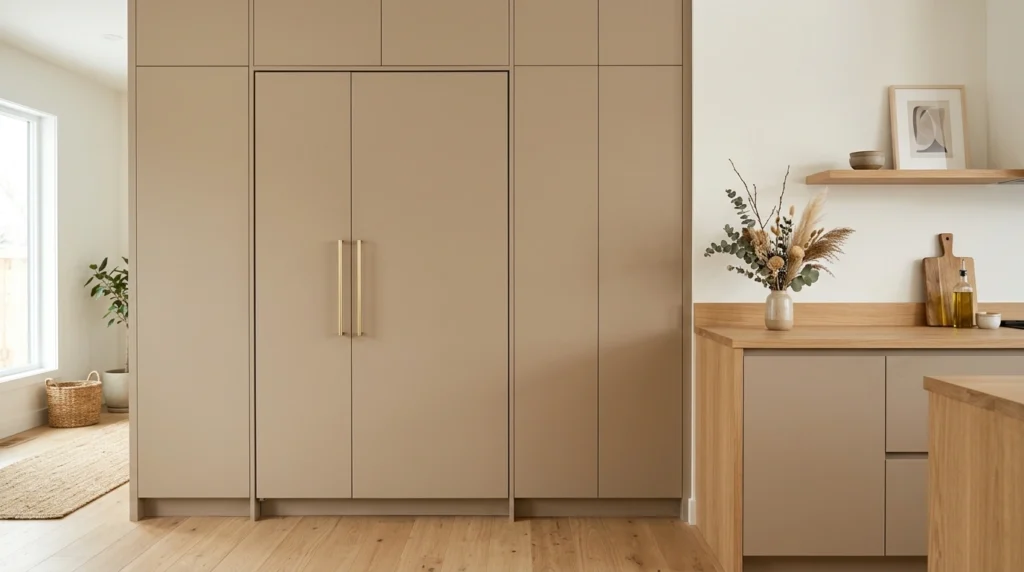 7. Integrated Appliance Panels for a Clean Look