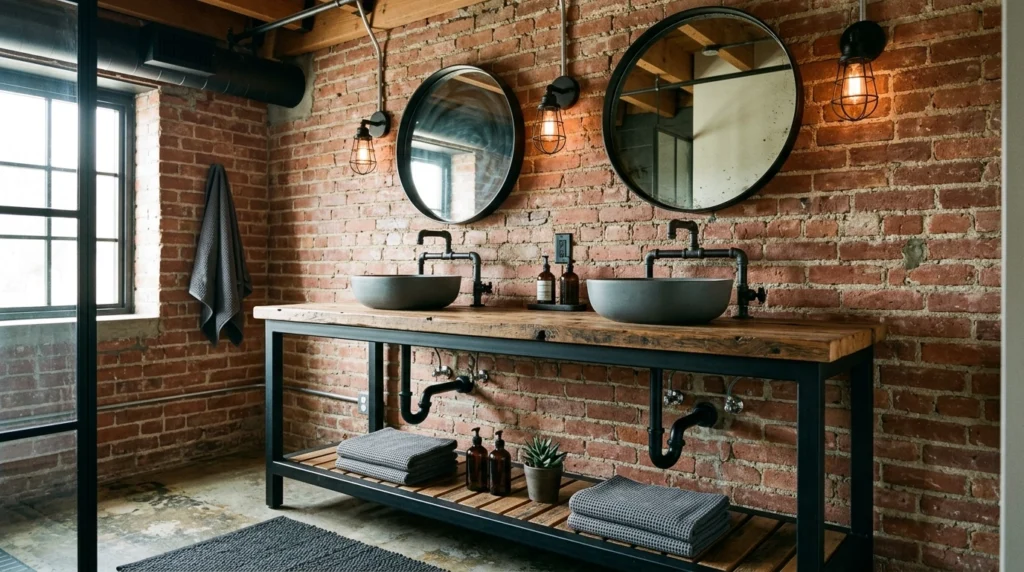 8. The Industrial Iron Frame & Vessel Sinks