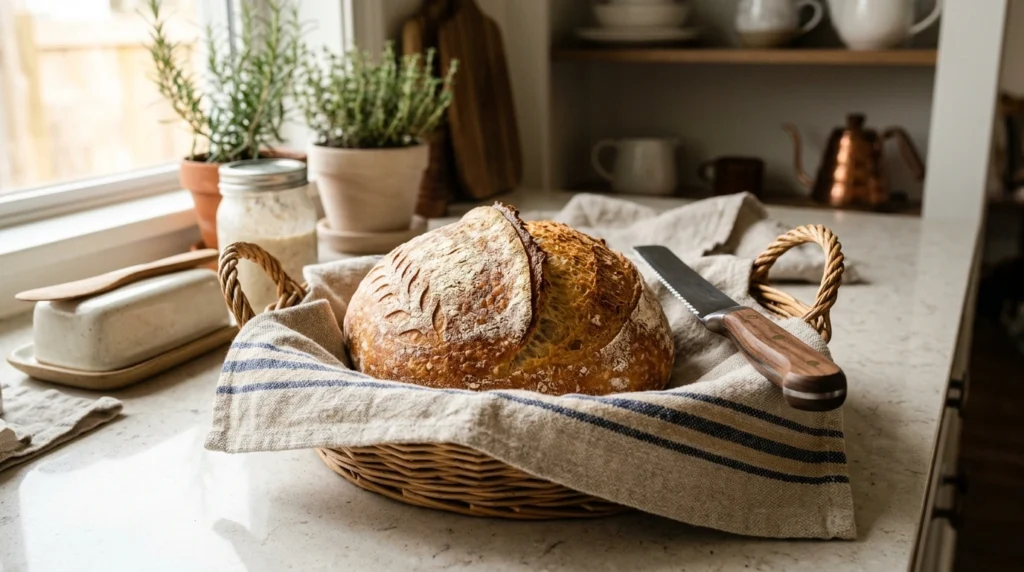 9. The Woven Seagrass Basket for Fresh Linens and Bread