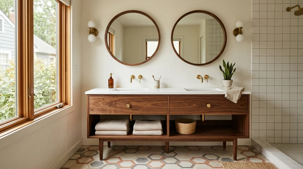 9. The Mid-Century Modern Walnut Console