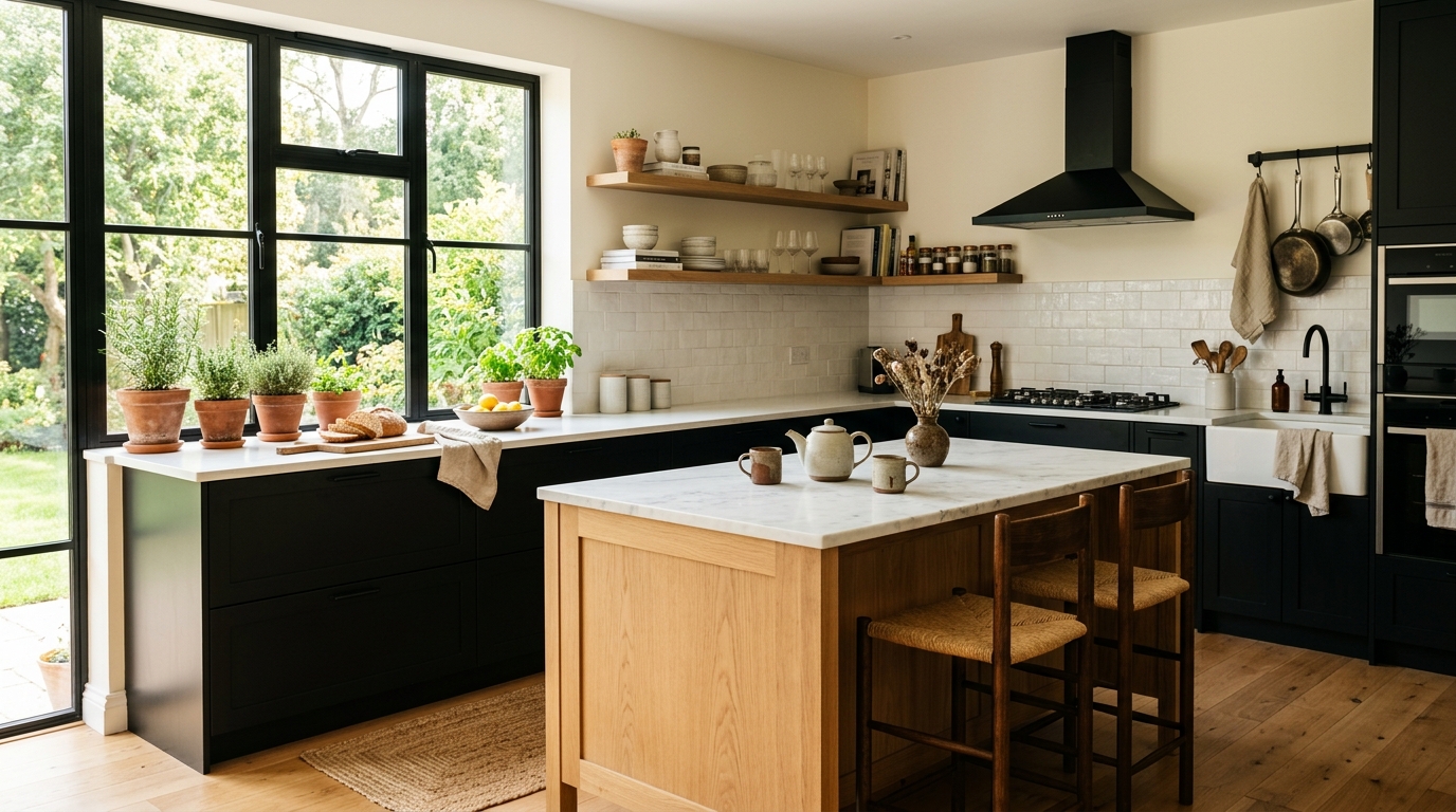 Black and White Kitchen Ideas