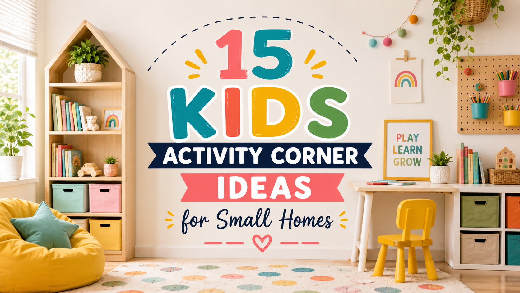 15 Kids Activity Corner Ideas for Small Homes