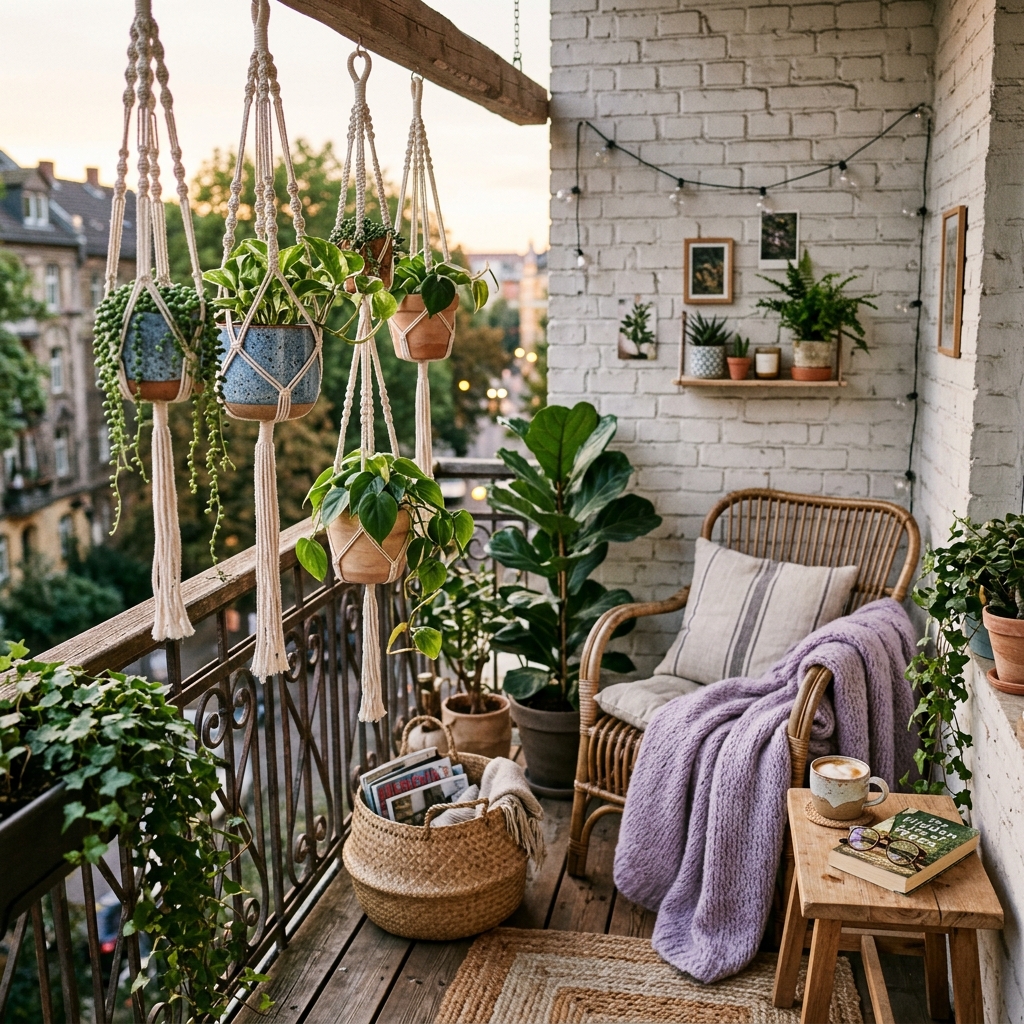 Macramé Planters That Add Boho Softness
