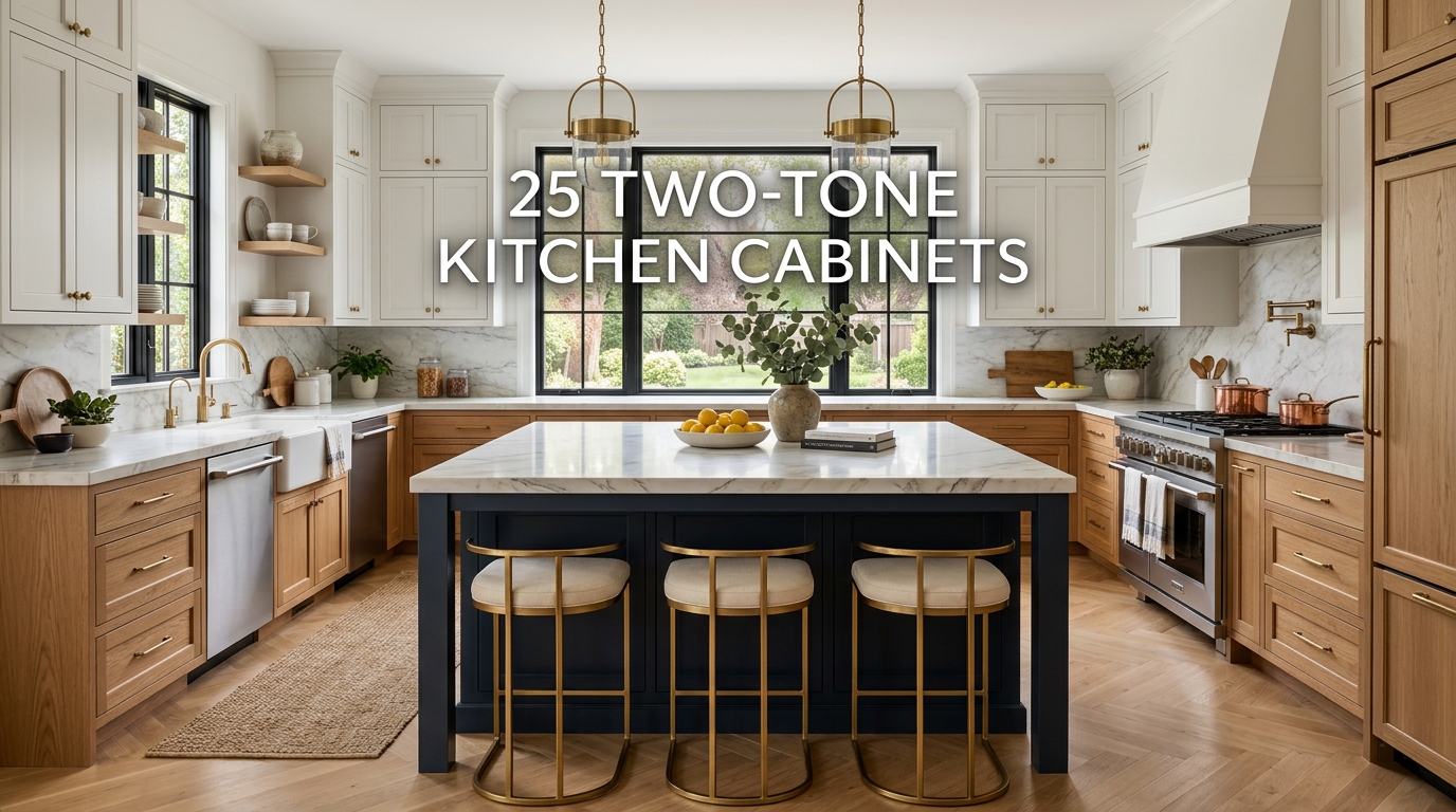 Two-Tone Kitchen Cabinet Ideas