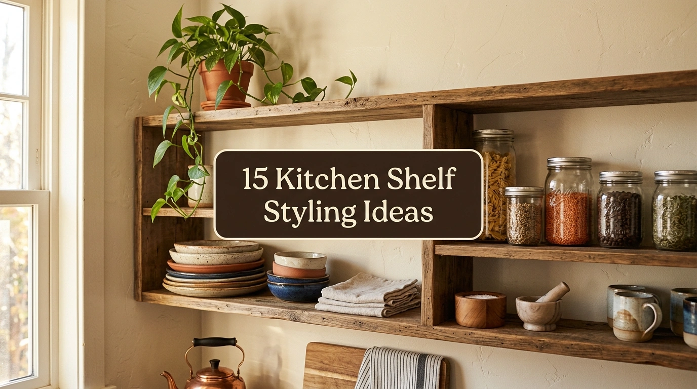 Kitchen Shelf Styling Ideas