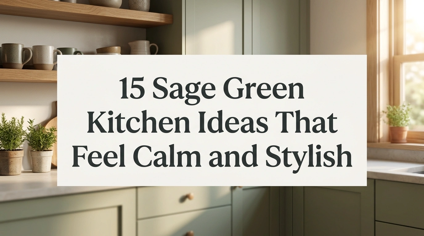 Sage Green Kitchen Ideas