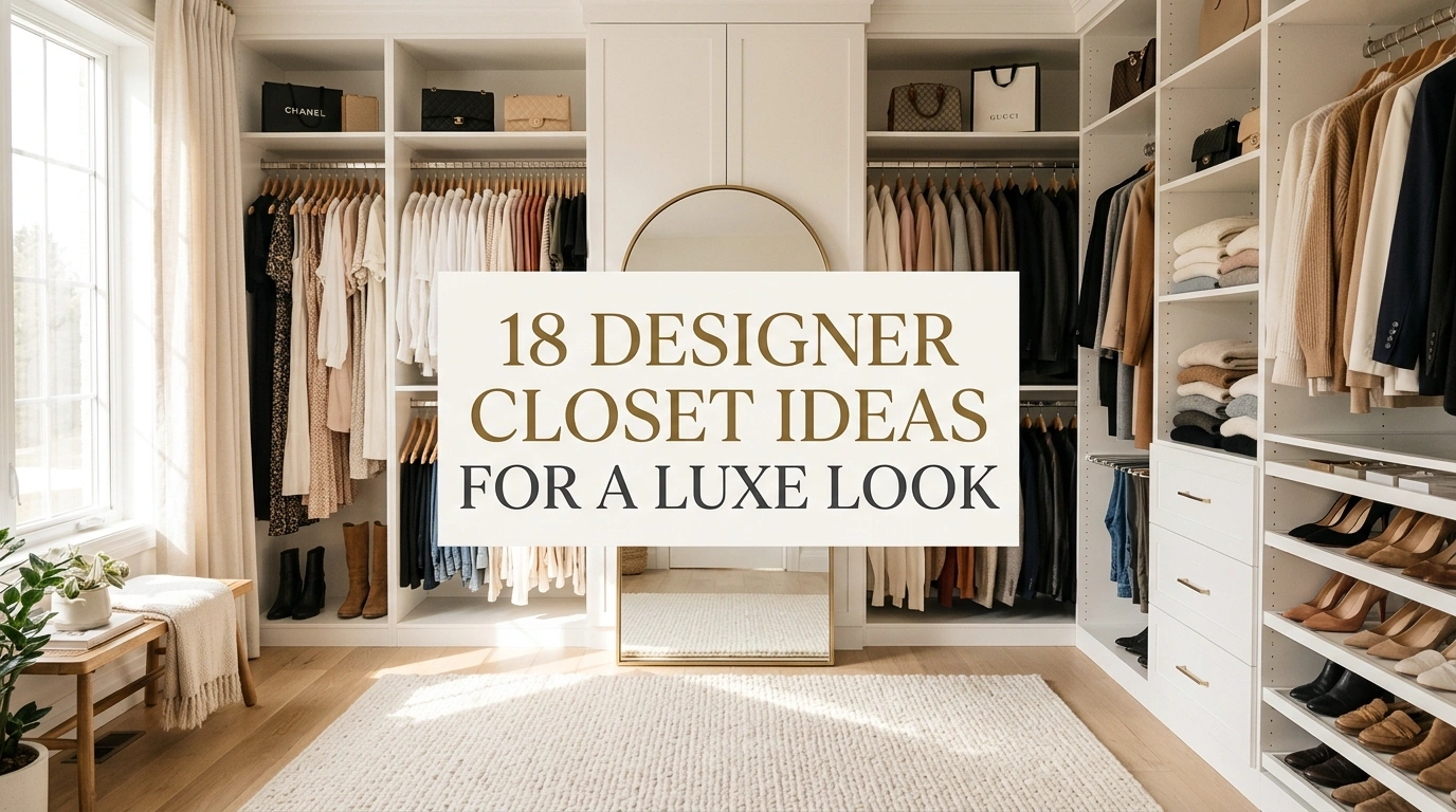 Designer-Inspired Closet Ideas