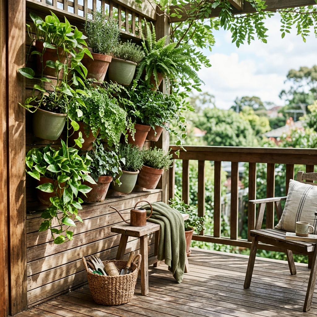 A Lush Vertical Plant Wall