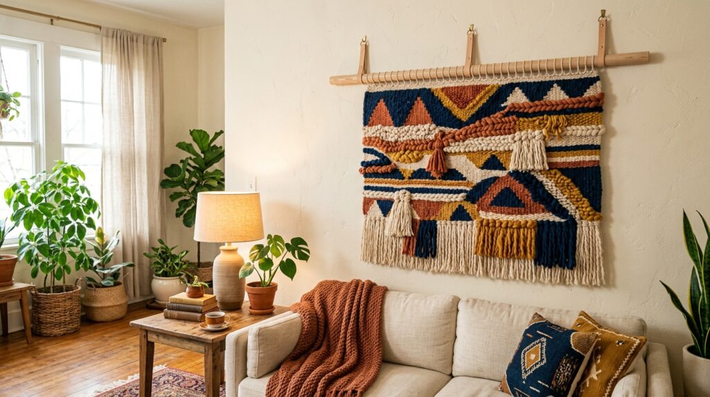 Large-Scale Woven Wall Tapestry