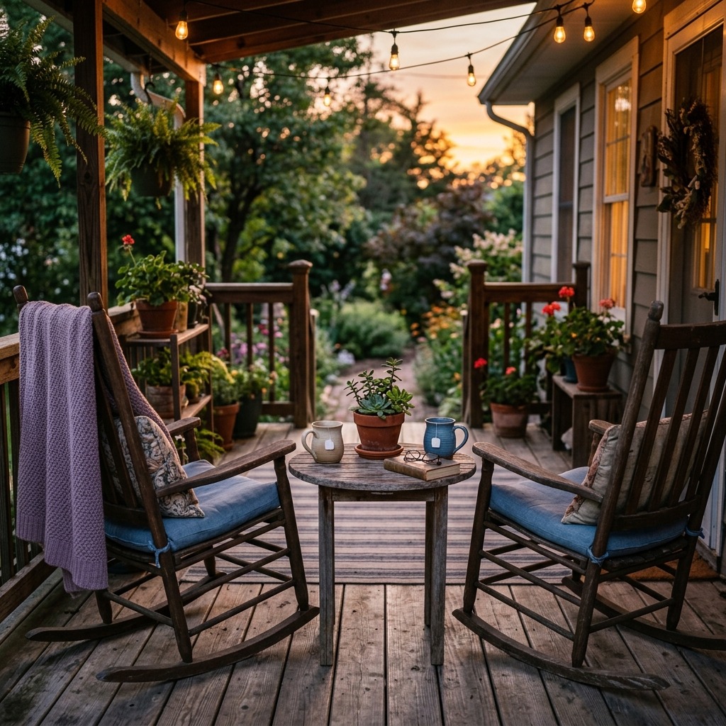 Porch Rocking Chairs for Quiet Evenings
