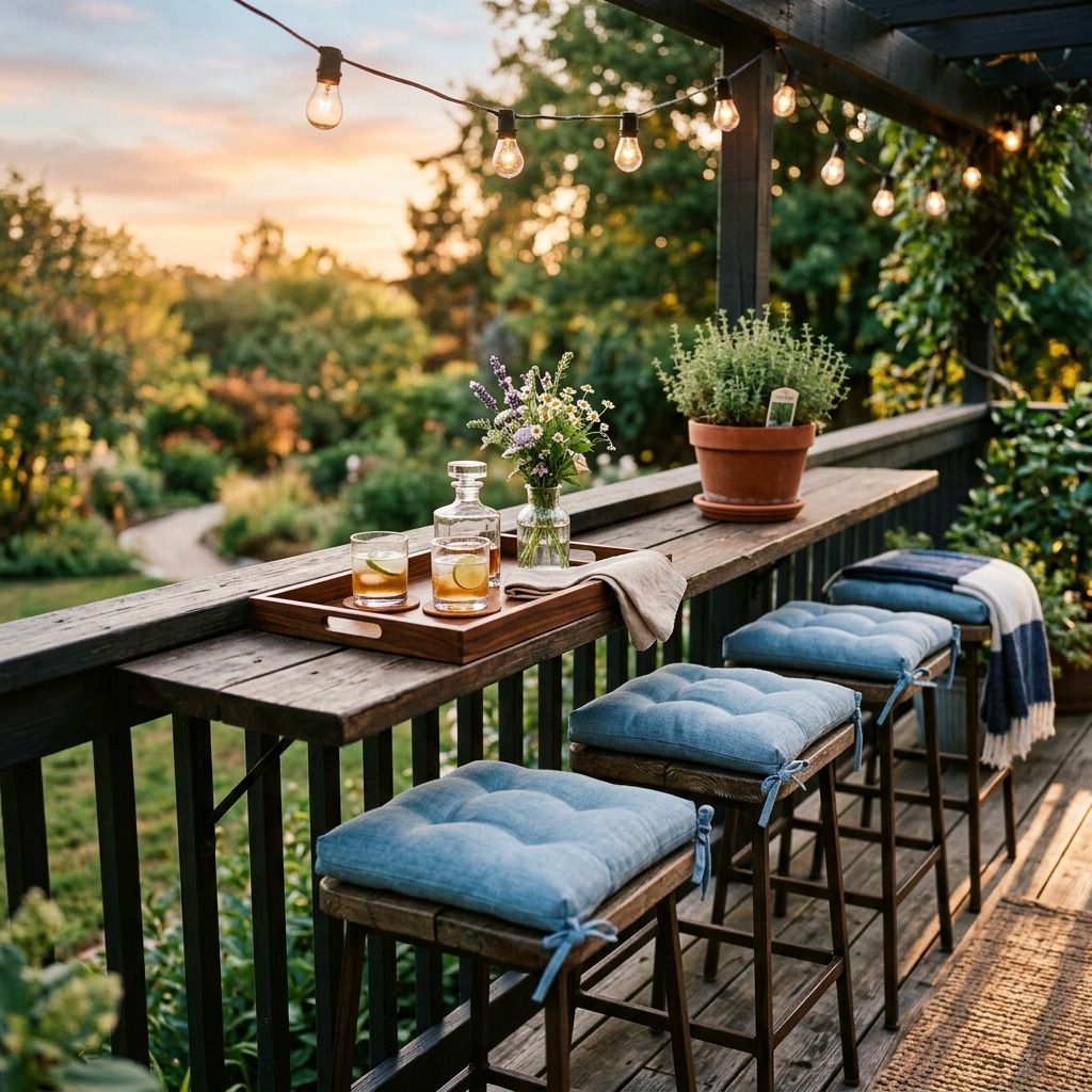 A Bar Set for Easy Entertaining