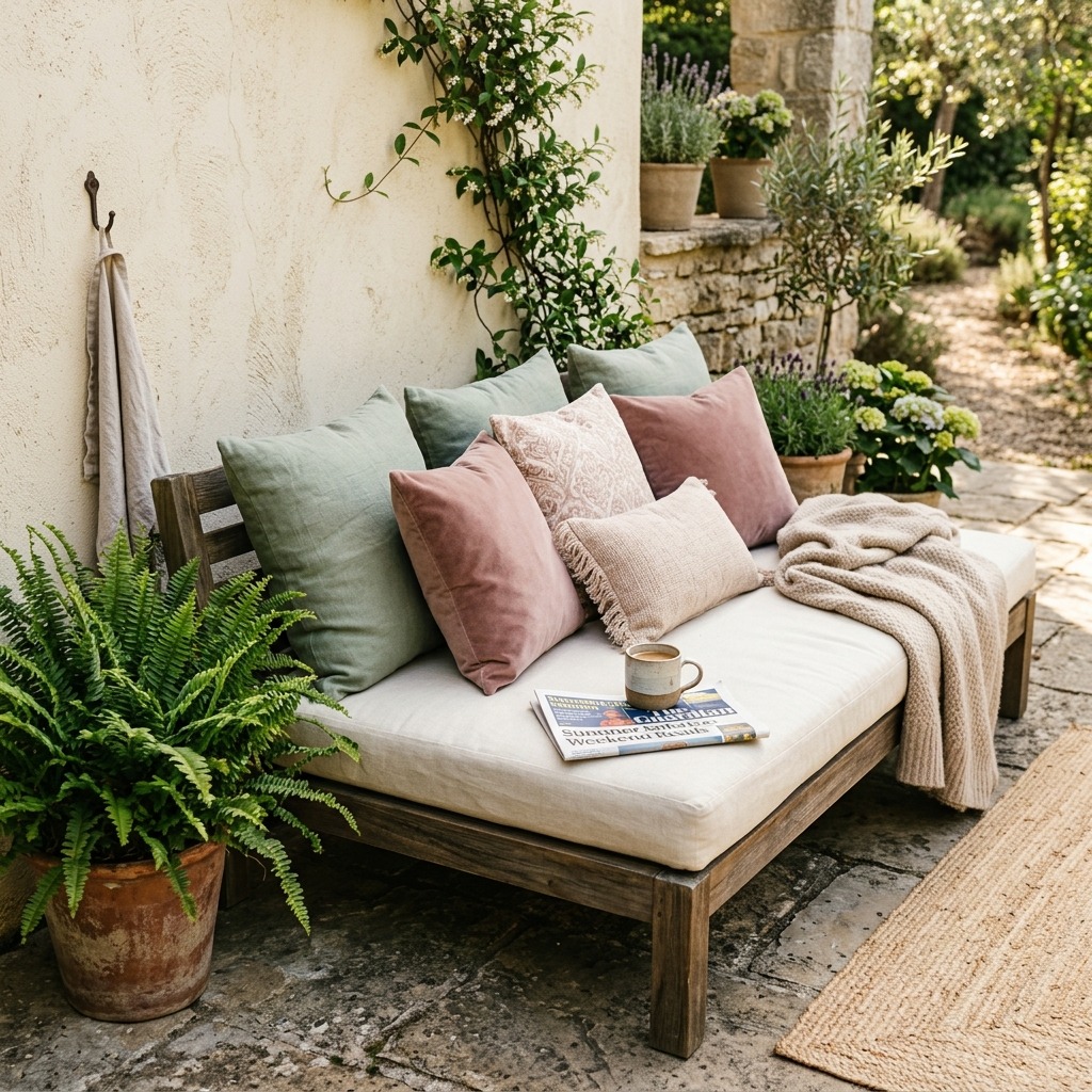 An Outdoor Daybed for Slow Mornings
