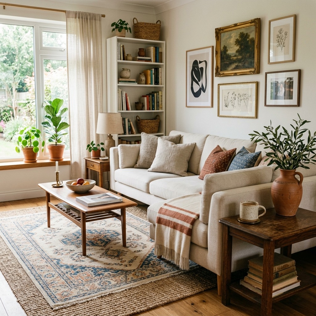 Mix Modern and Vintage Decor
