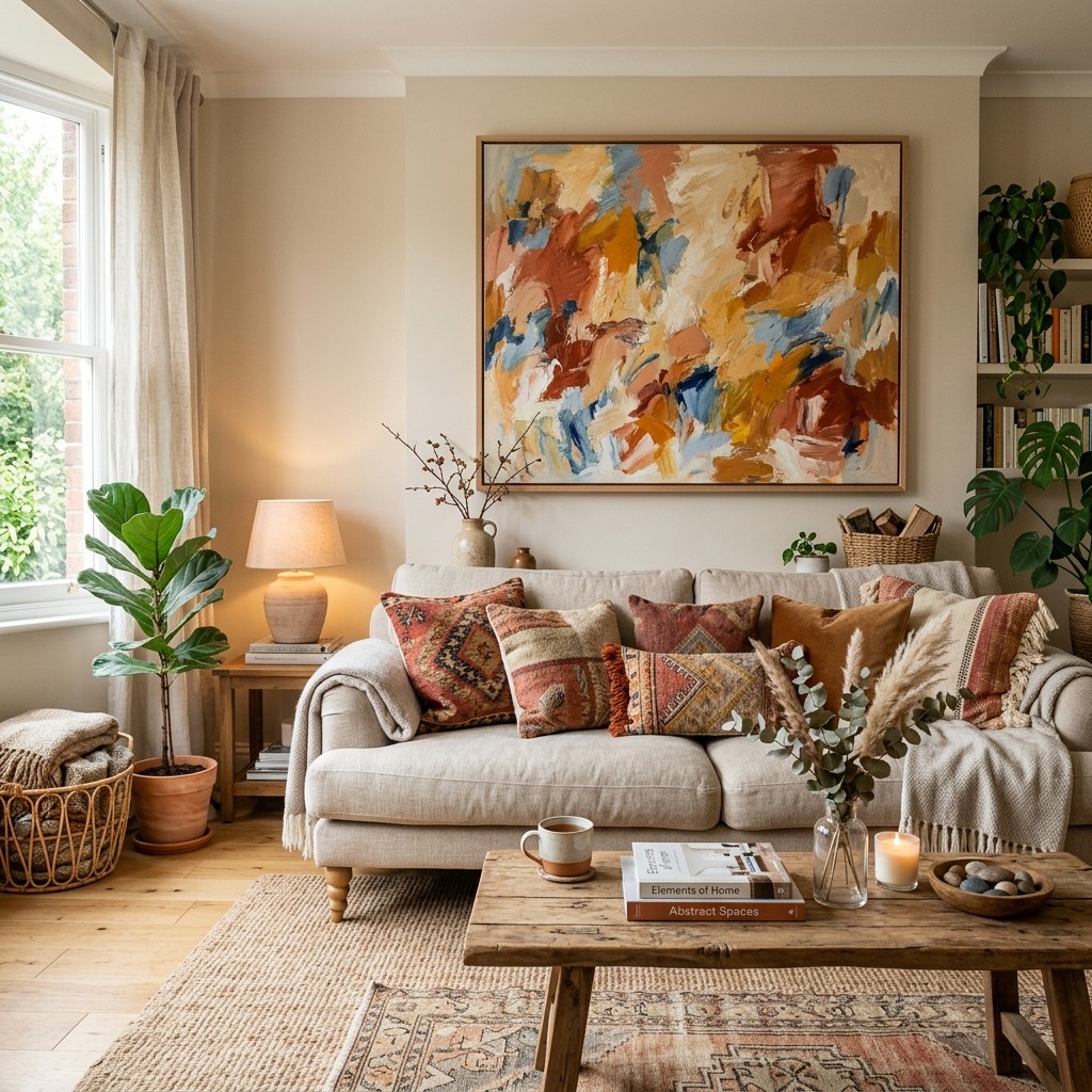 Decorate with Oversized Artwork