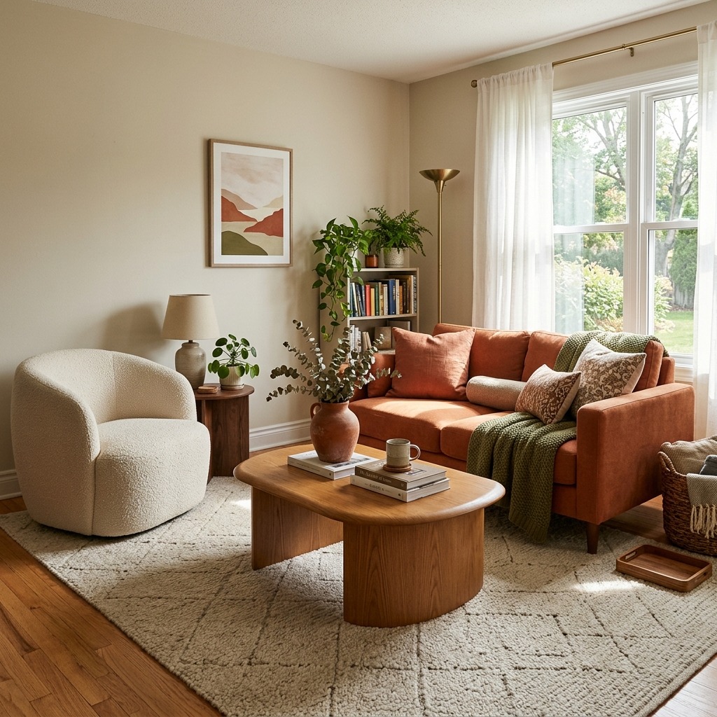 Curved Furniture for a Softer Look