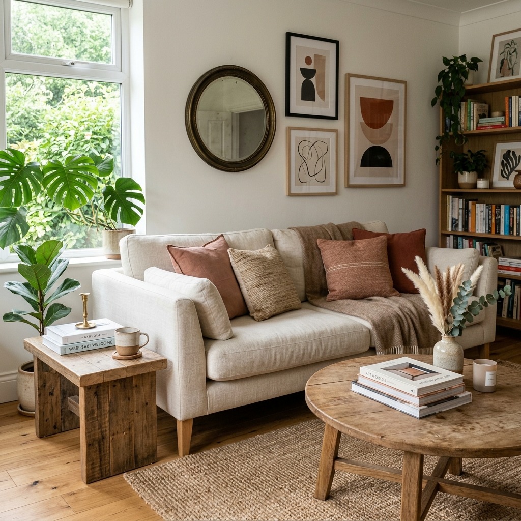 Mix Vintage and Modern Wall Decor