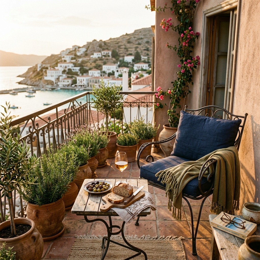Warm Terracotta Tiles with Mediterranean Soul