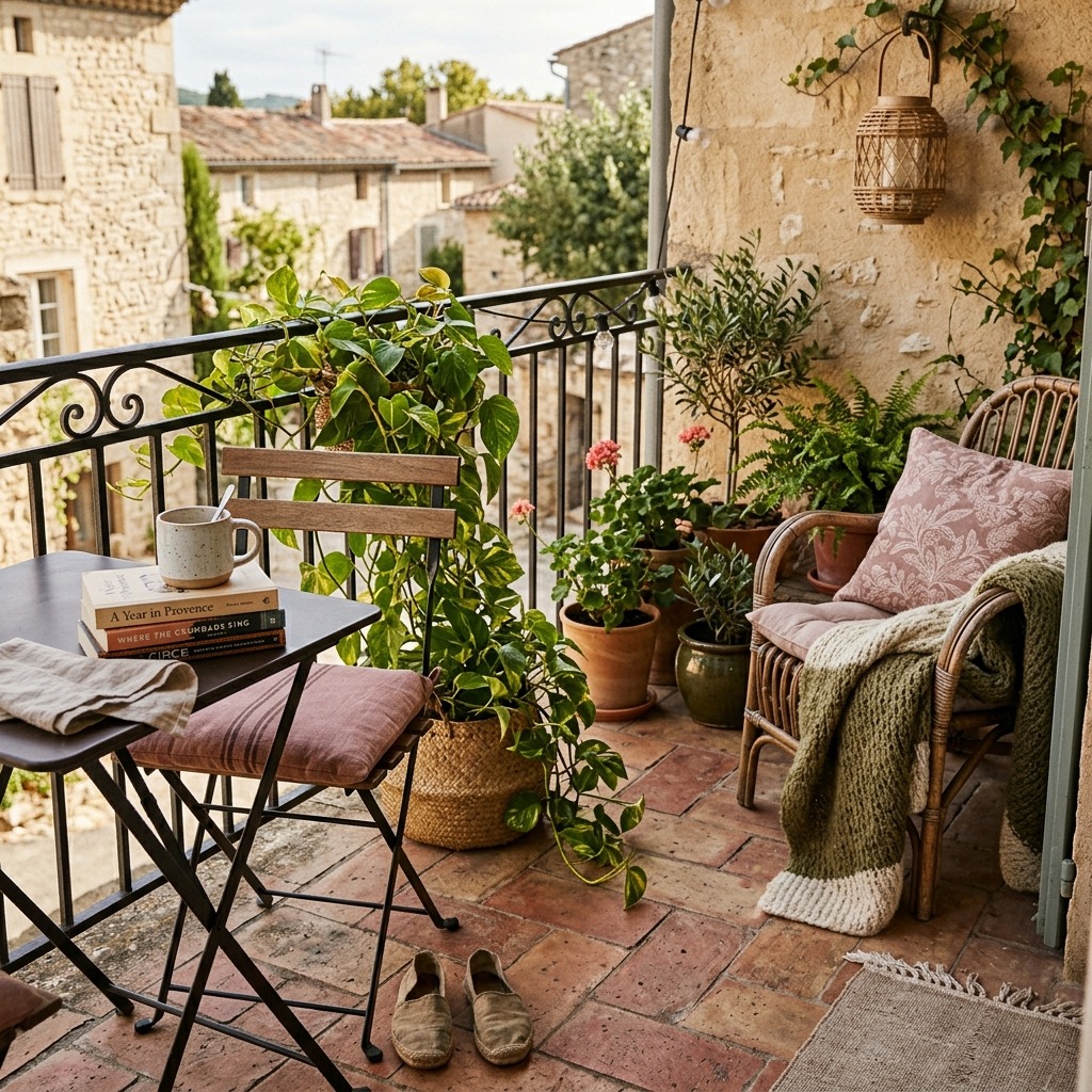 Warm Terracotta Tiles That Soften the Concrete